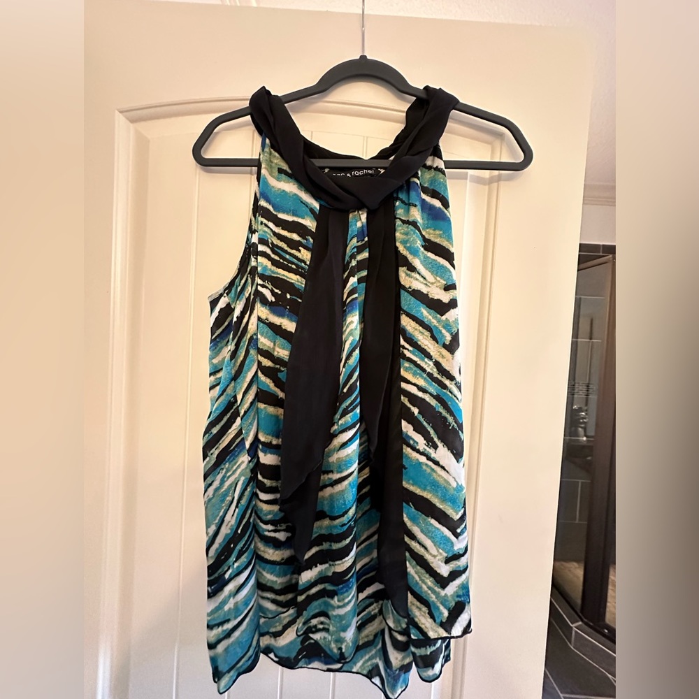 ZAC & RACHEL |Halter Tank Top |Multicolored Design | XL